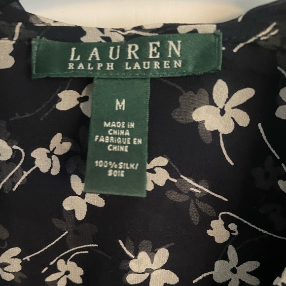 Lauren Ralph Lauren 100% silk blouse - Sz M - Picture 4 of 7